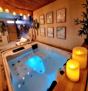Les Spas de la Mer, Appart&Spa Aloha, 100m de la plage, Plein cœur du Grau